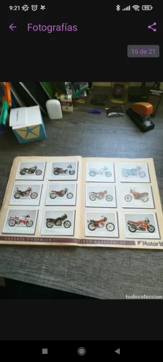 Album Motos 1987 Coleccion Cromos Motor 16 Complet