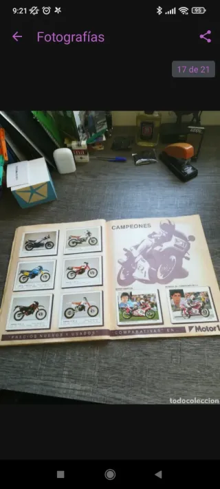 Album Motos 1987 Coleccion Cromos Motor 16 Complet