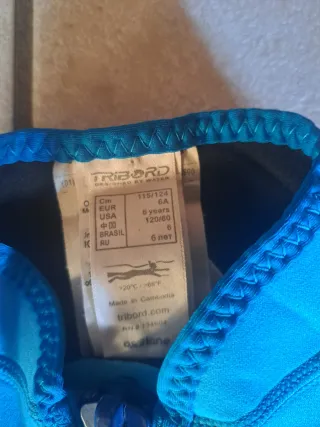 Muta bambino blu e verde con stampa balena