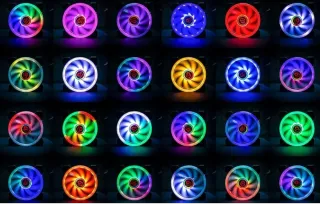 Pack 4 Ventiladores Talius Spectrum ARGB 120mm