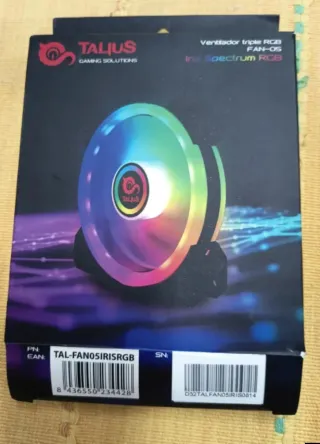 Pack 4 Ventiladores Talius Spectrum ARGB 120mm