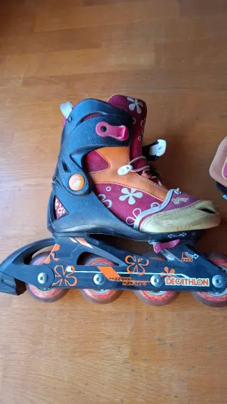 Patines en línea niña Decathlon flores