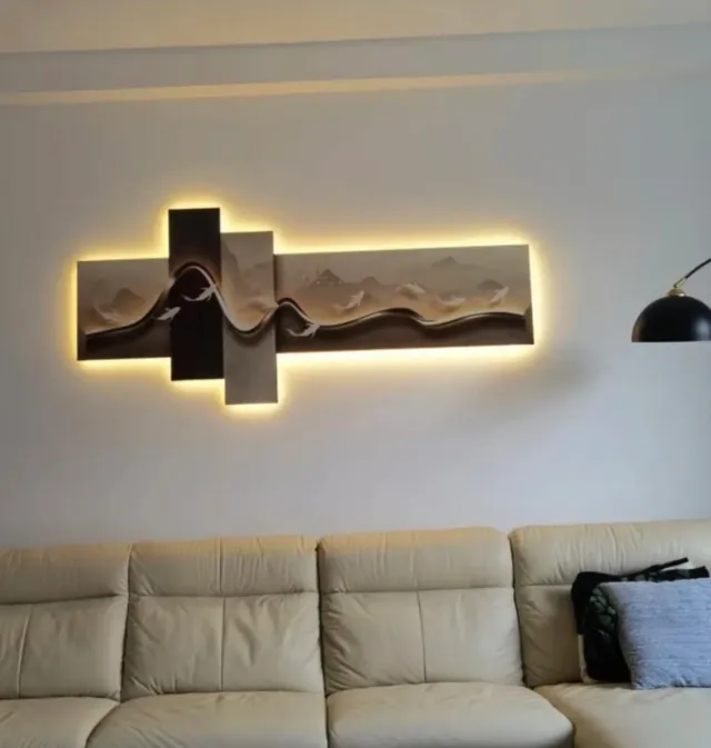 Arte de Pared Moderno Cristal Porcelana