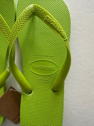 Chanclas Havaianas Verde Lima Talla 43
