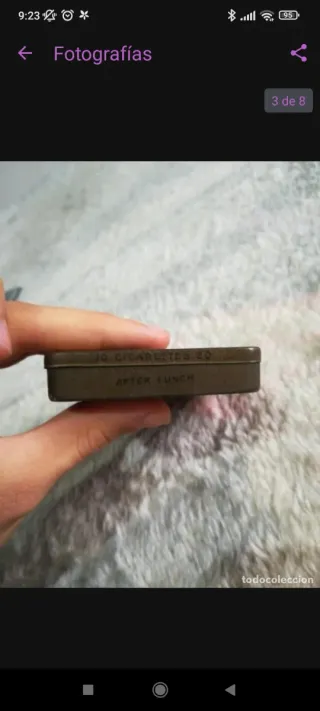 Caja de cigarros Murattis After Lunch