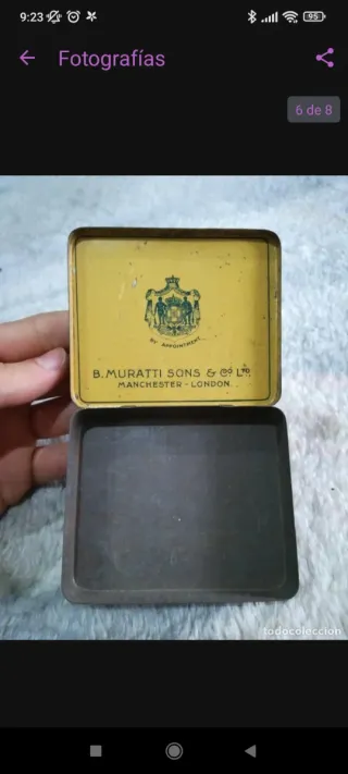 Caja de cigarros Murattis After Lunch