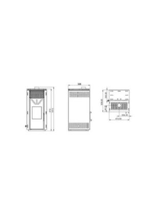 Estufa Pellets REM Ventilada 10 kW MAD2041