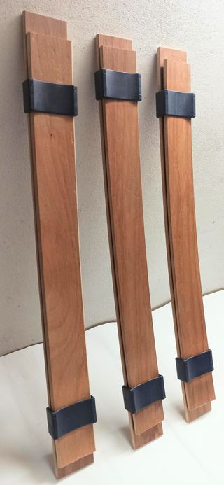 Sei doghe legno per ricambio reti da letto singole