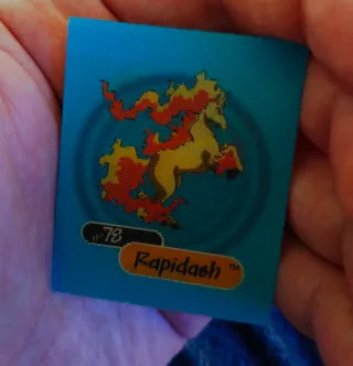 Carte Pokemon Ponyta Rapidash Lenticolare 3D