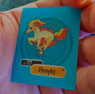 Carte Pokemon Ponyta Rapidash Lenticolare 3D