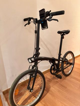 Bicicleta Plegable Negra