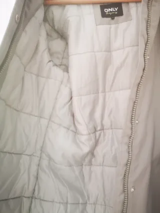 Parka acolchada mujer verde