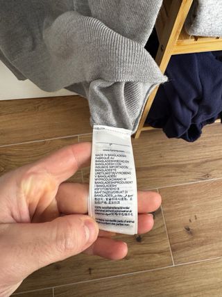 Maglione Dolcevita Tommy Hilfiger Grigio Uomo