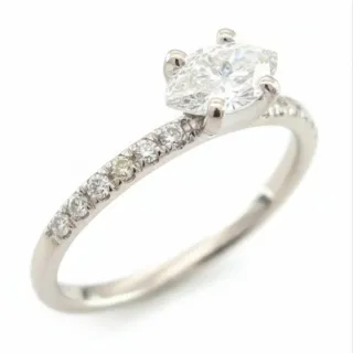 Anillo Oro 14k - Diamantes Naturales - Certificado