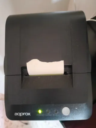 Impresora Térmica Aprox Ticket Negra