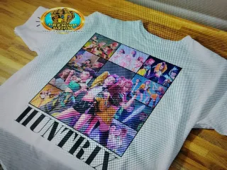 Camiseta Huntrix Kpop Tallas desde 5 hasta 15 años