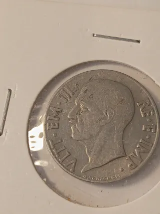 Moneta Italia 20 cent 1939