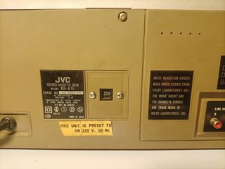 Piastra cassette JVC KD-A1 revisionata