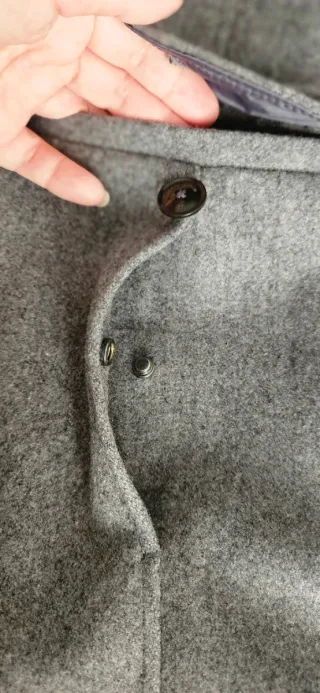 Abrigo Marc O'Polo Lana T.42 Gris