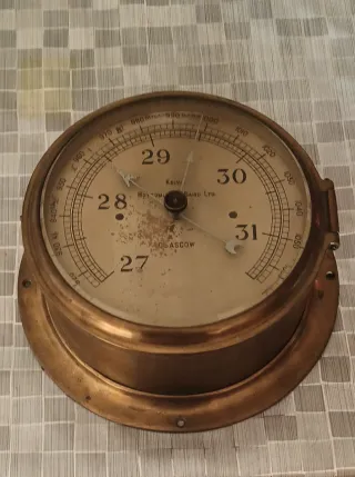 Barómetro Náutico de Latón