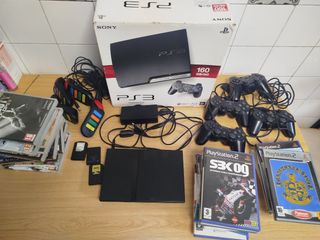 Lote ps2, juegos , caja ps3 vacia