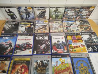 Lote ps2, juegos , caja ps3 vacia