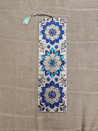 Segnalibro Diamond Painting fatto a mano