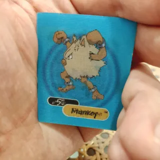 Carte Pokemon Lenticolare3D Mankey & Primeape Yoga