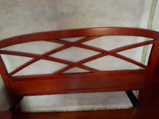 Conjunto dormitorio madera maciza cerezo