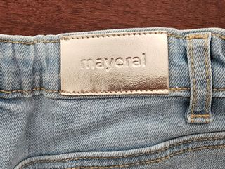 Gonna di jeans nuova con accessori