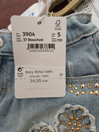 Gonna di jeans nuova con accessori