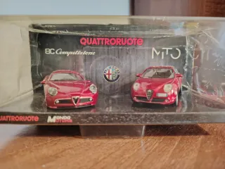 Modellini Alfa Romeo 8C e MiTo Quattrorote 1/43