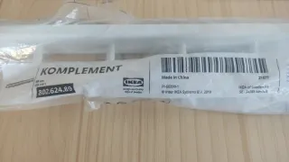 Appendiabiti estraibile 58cm per armadi Ikea PAX