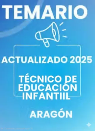 Temario oposicion tecnico de educacion infantil