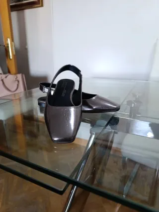 Bailarinas plateadas talla 37 sin estrenar