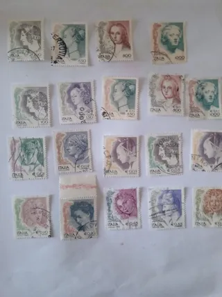 Francobolli Italiani Donne 1998+