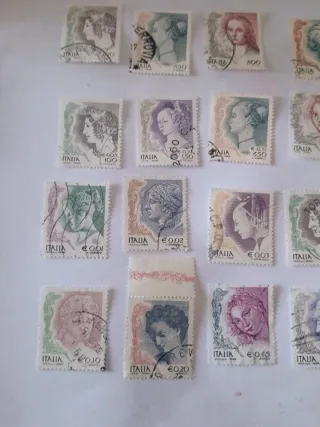 Francobolli Italiani Donne 1998+