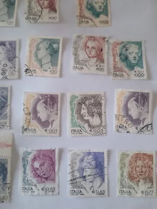 Francobolli Italiani Donne 1998+