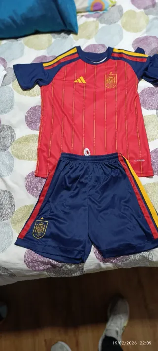 Camiseta Adidas España Fútbol Blanca