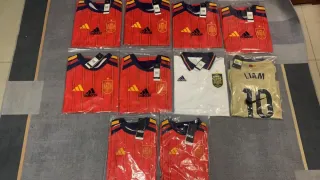 Camiseta Adidas España Fútbol Blanca