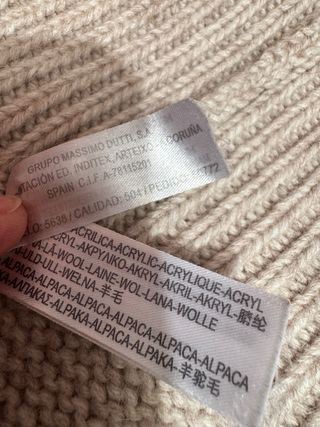 Bolero Massimo Dutti beige