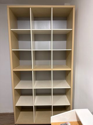 Estantería Abedul y Blanca Estantería modular de