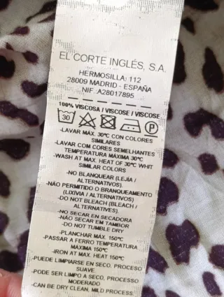 Blusa Couchel Animal Print Talla XL