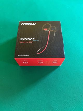 Cuffie Mpow Sport Bluetooth Nero/Rosso