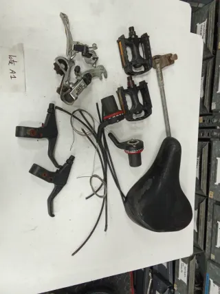 Lote componentes bicicleta