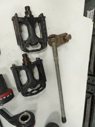 Lote componentes bicicleta