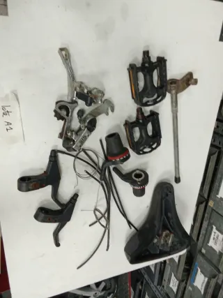 Lote componentes bicicleta
