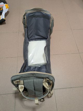 MOCHILA PAÑALES Y CAMBIADOR