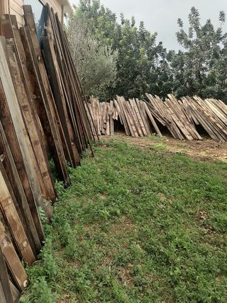 Tarima tropical envejecida