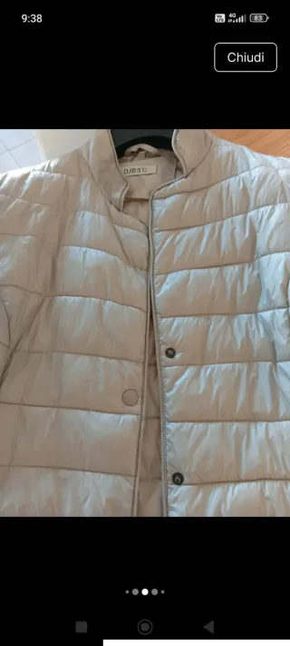 Piumino 100 Grammi Donna DJ85 Beige